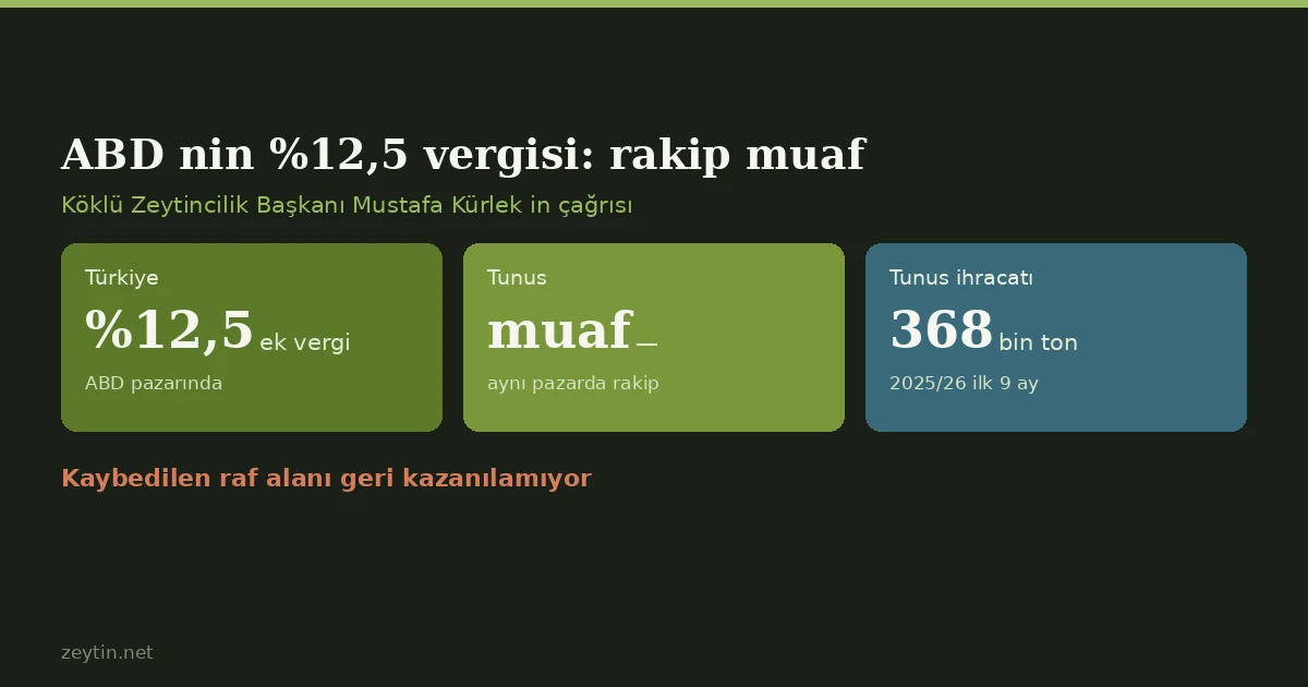 The 12.5% US tariff: the competitor is exempt, the Turkish exporter is not