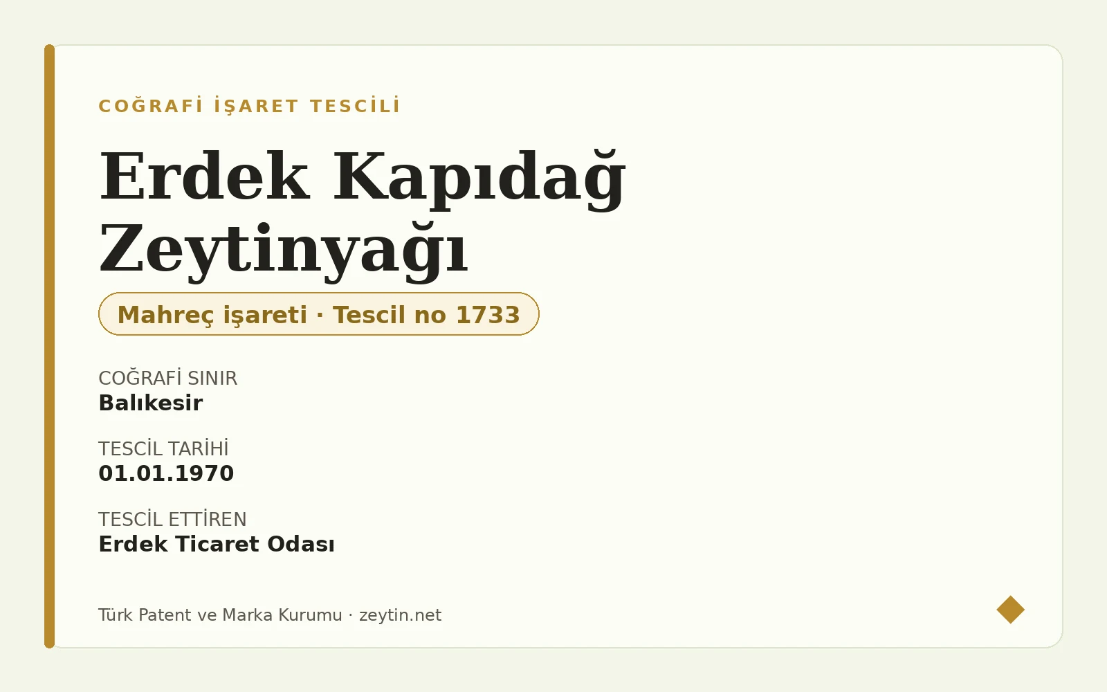 Erdek Kapıdağ Zeytinyağı: kurak yılda sınıfı değişen yağ