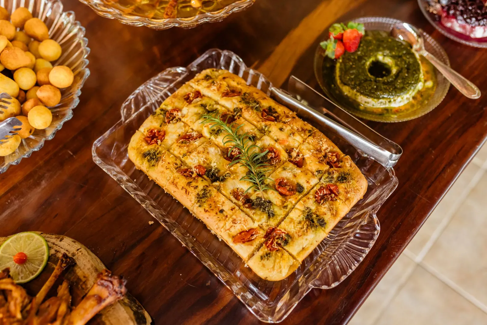 Focaccia con Olive