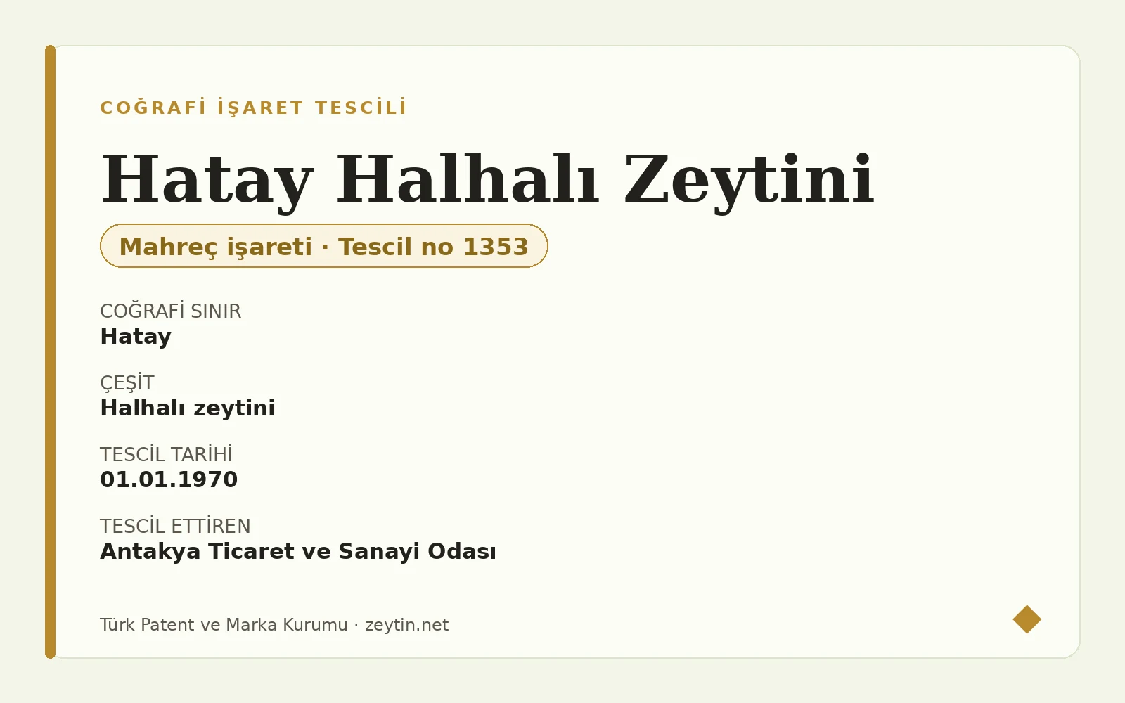 Hatay Halhalı Olive: what long sunshine hours do to phenol content