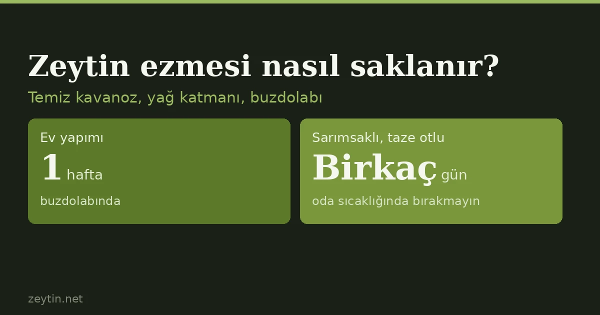 Zeytin ezmesi nasıl saklanır? Ev yapımı, açılmış kavanoz ve dondurma