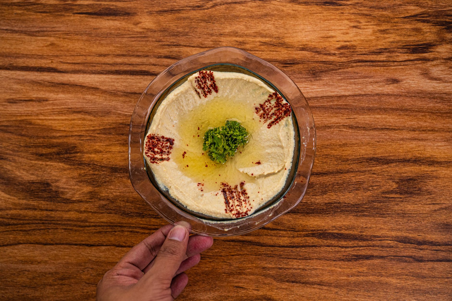 Hummus with Olives