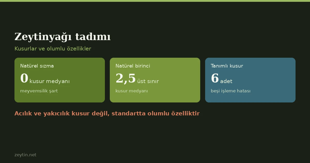 Zeytinyağı tadımı: kusurlar ve olumlu özellikler